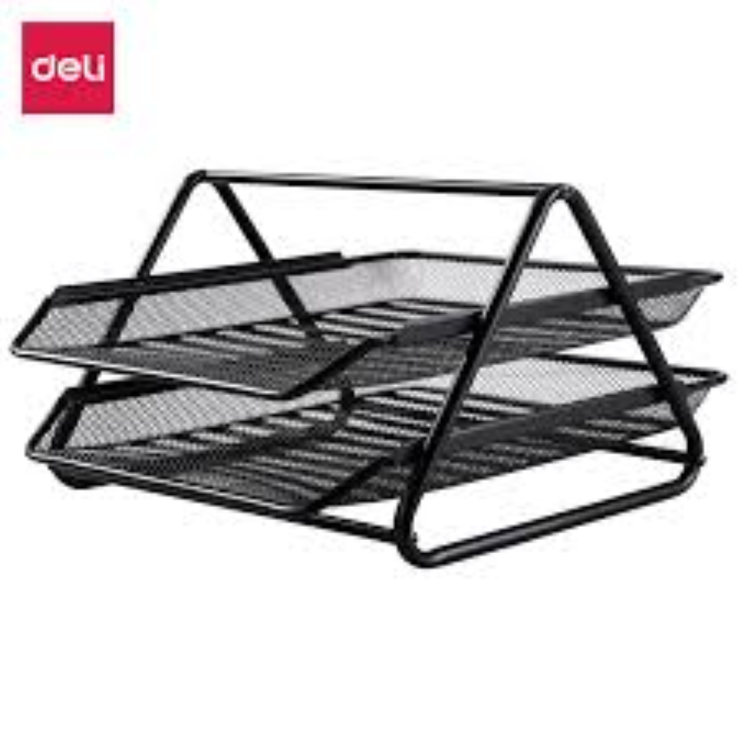 DELI MESH 2-TIER DOCUMENT TRAY 9183